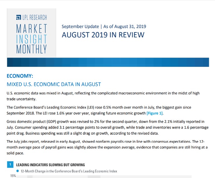Market Insight Monthly | August 2019